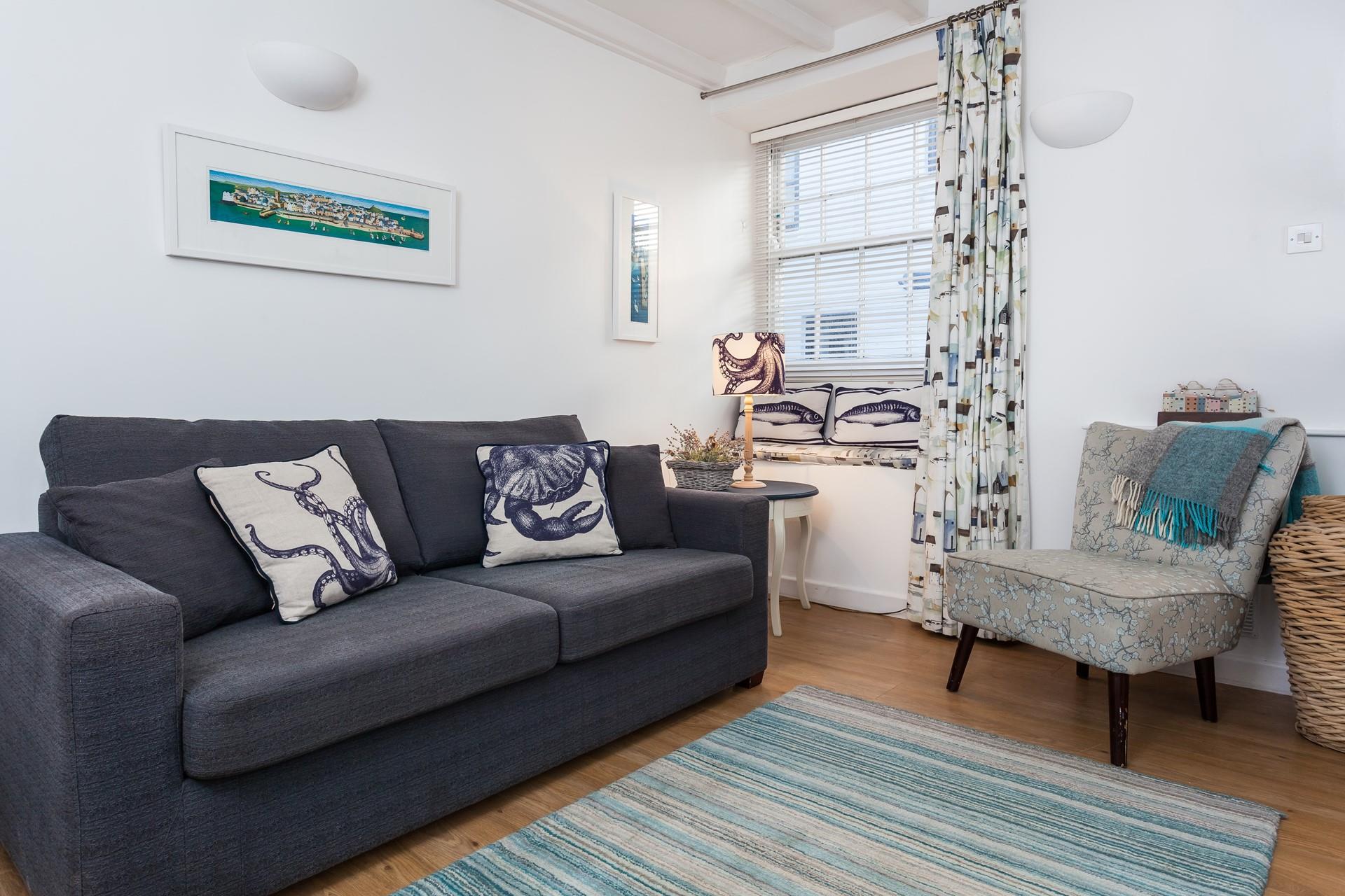 A charming retreat, Bakehouse Cottage seamlessly blends traditional features with modern comfort.