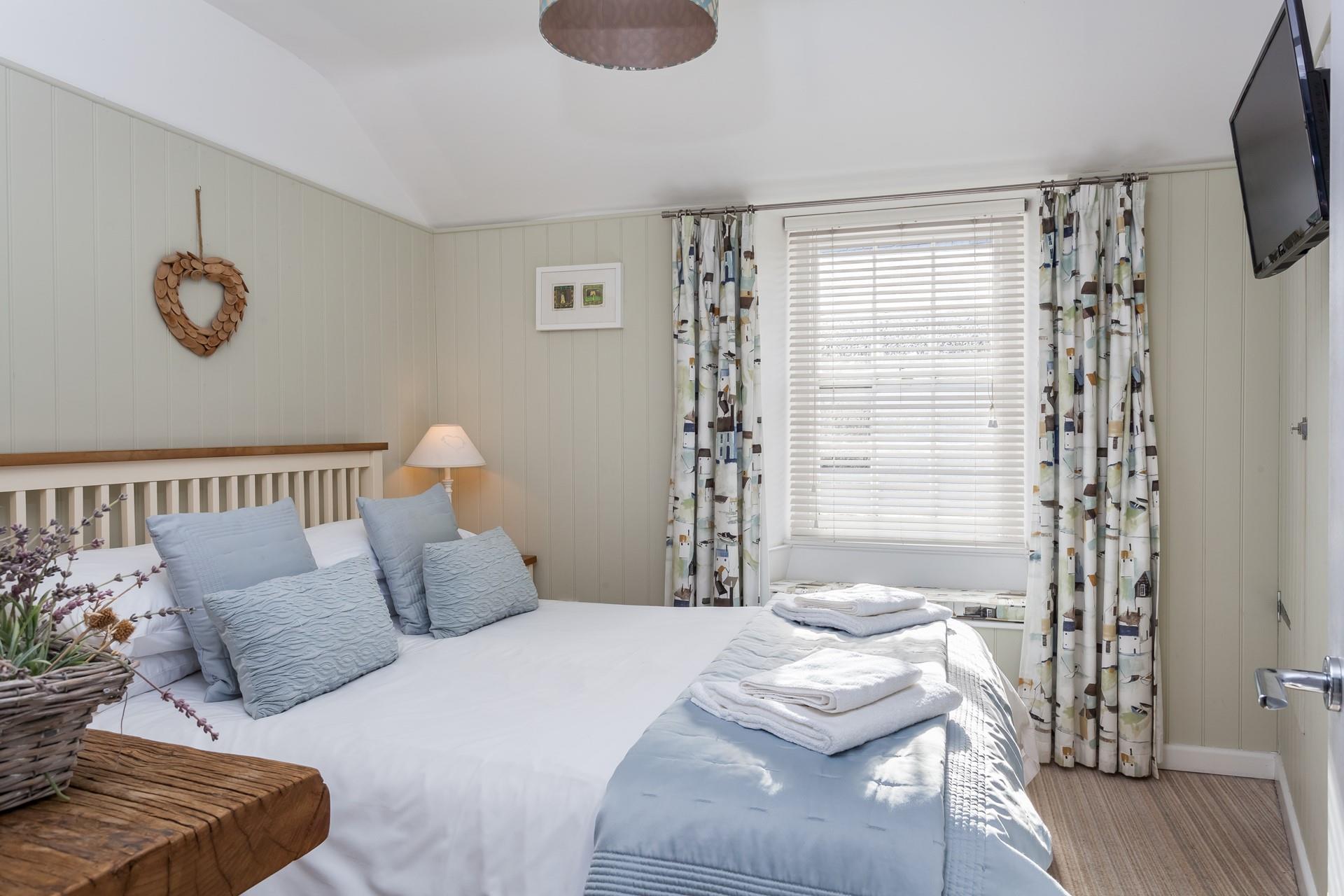 Rise early, tuck yourself away in the window seat with a hot drink and watch St Ives slowly wake up.