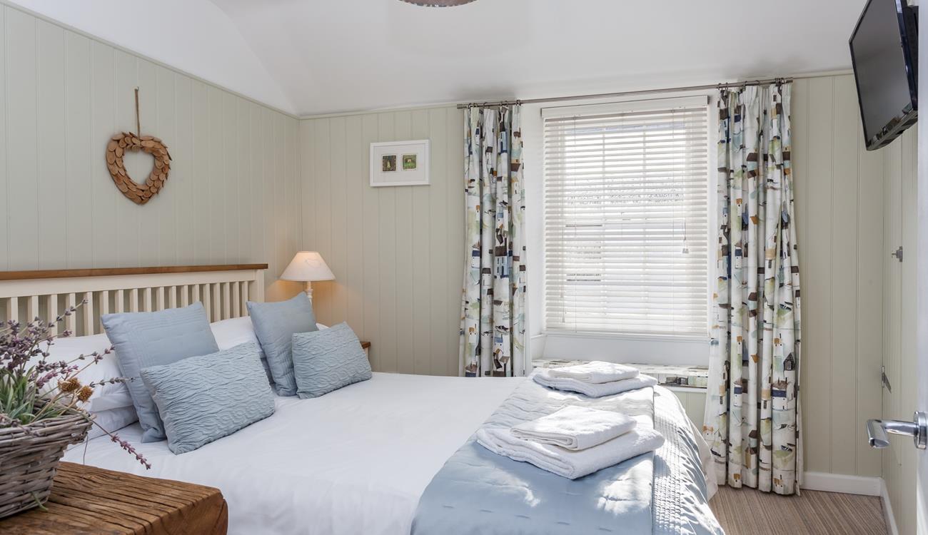 Rise early, tuck yourself away in the window seat with a hot drink and watch St Ives slowly wake up.