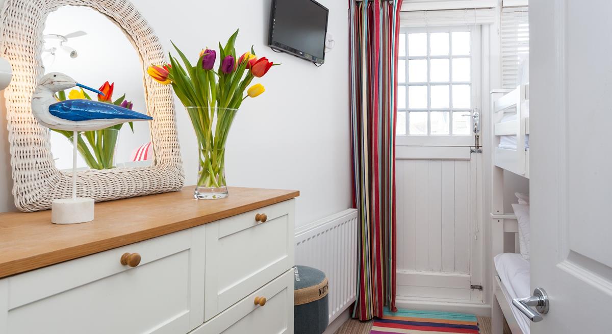 A TV in the second bedroom will help to keep the little ones entertained before you head off on your day's adventures.