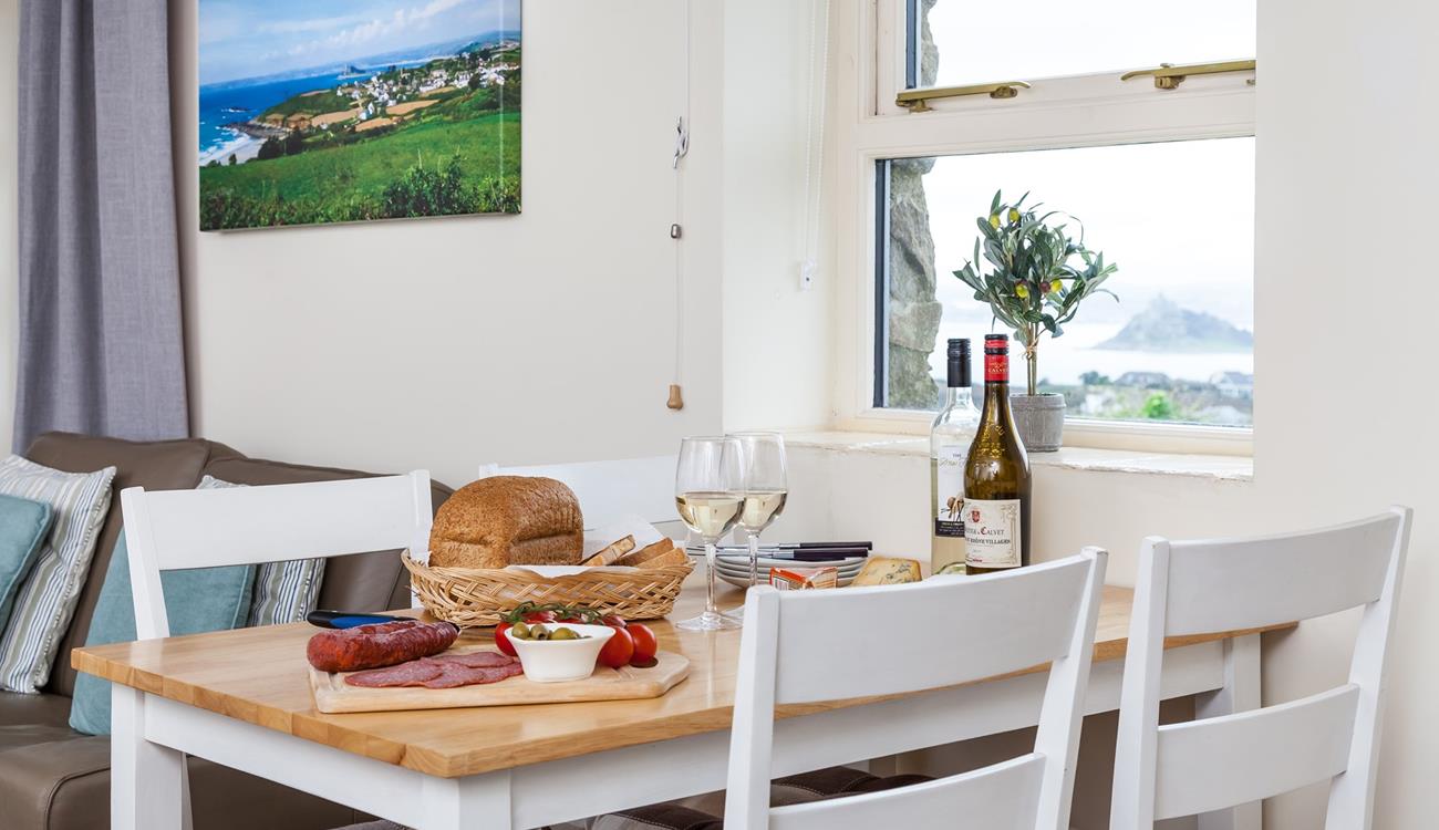 Pour yourself a glass of your favourite wine and enjoy the views.