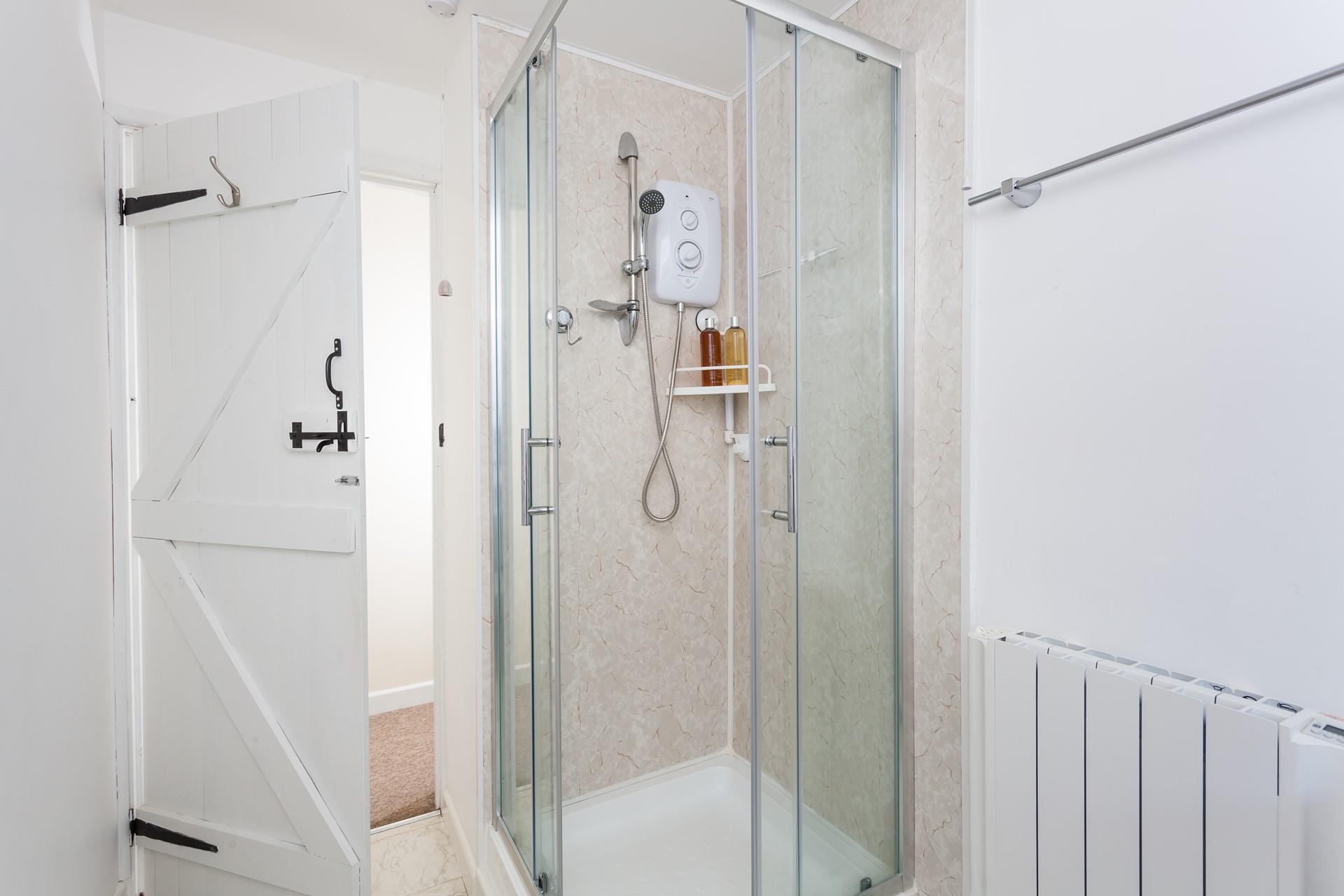 Set yourself up for the day with an invigorating shower.