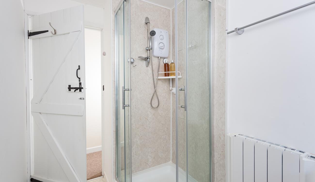 Set yourself up for the day with an invigorating shower.
