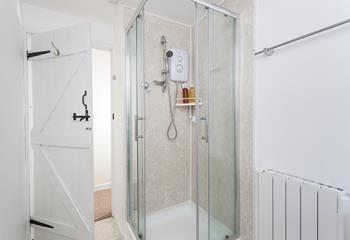 Set yourself up for the day with an invigorating shower.