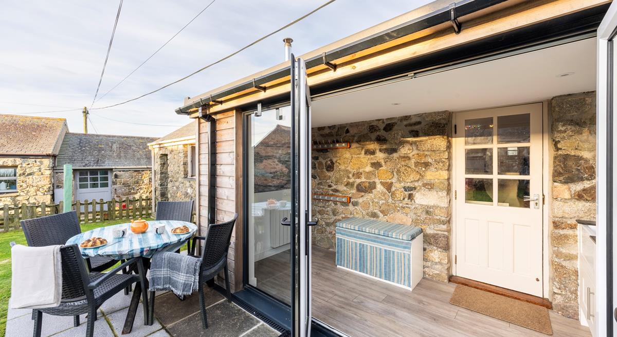 Indulge in a Cornish cream tea listening to the birds sing in your garden.