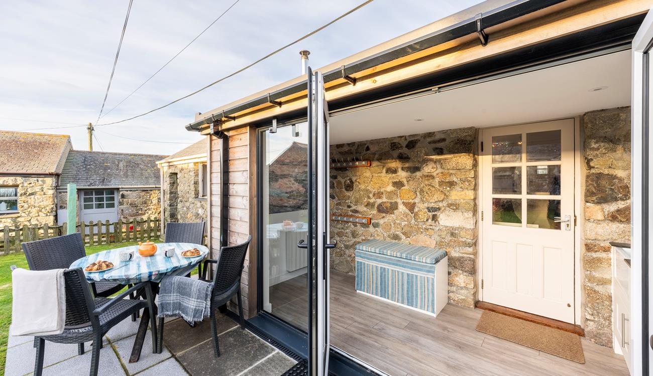 Indulge in a Cornish cream tea listening to the birds sing in your garden.