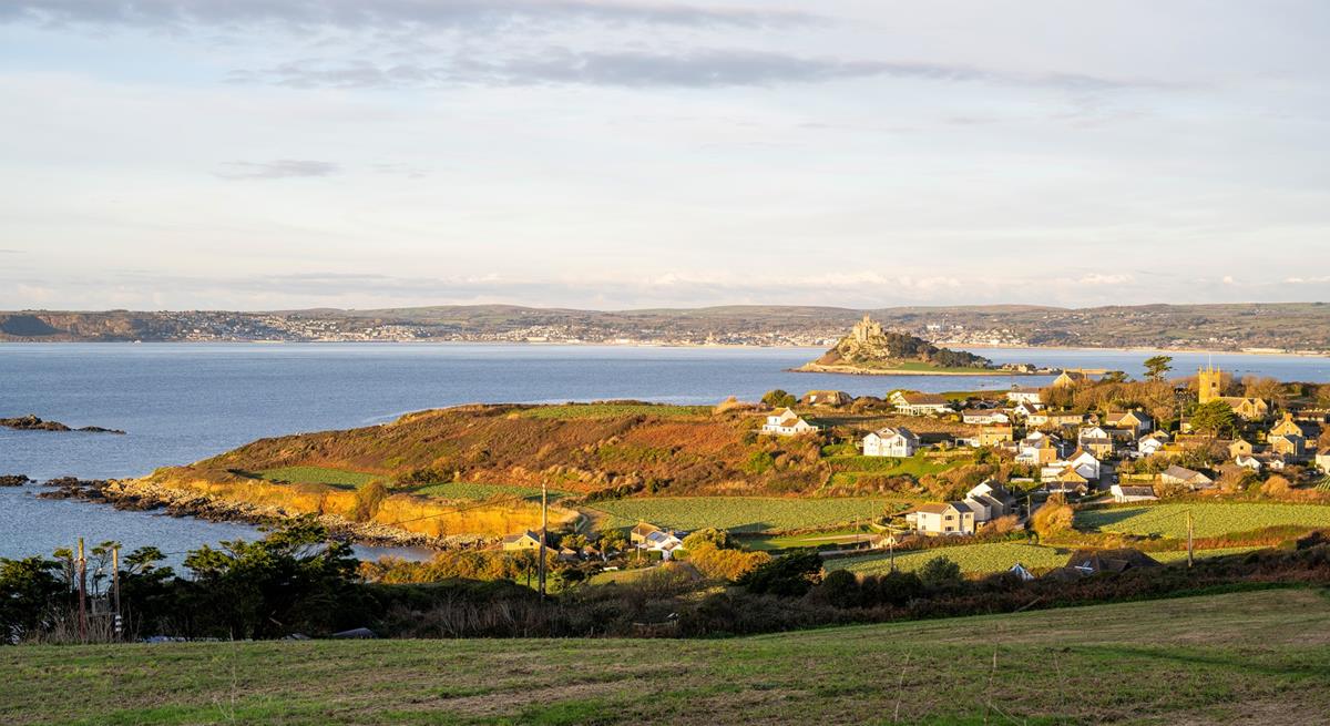 Watch the sunrise over St Michael's Mount each morning.