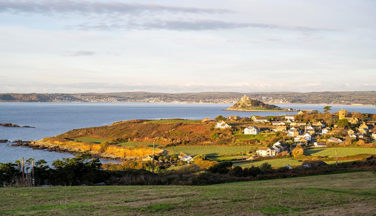 Watch the sunrise over St Michael's Mount each morning.