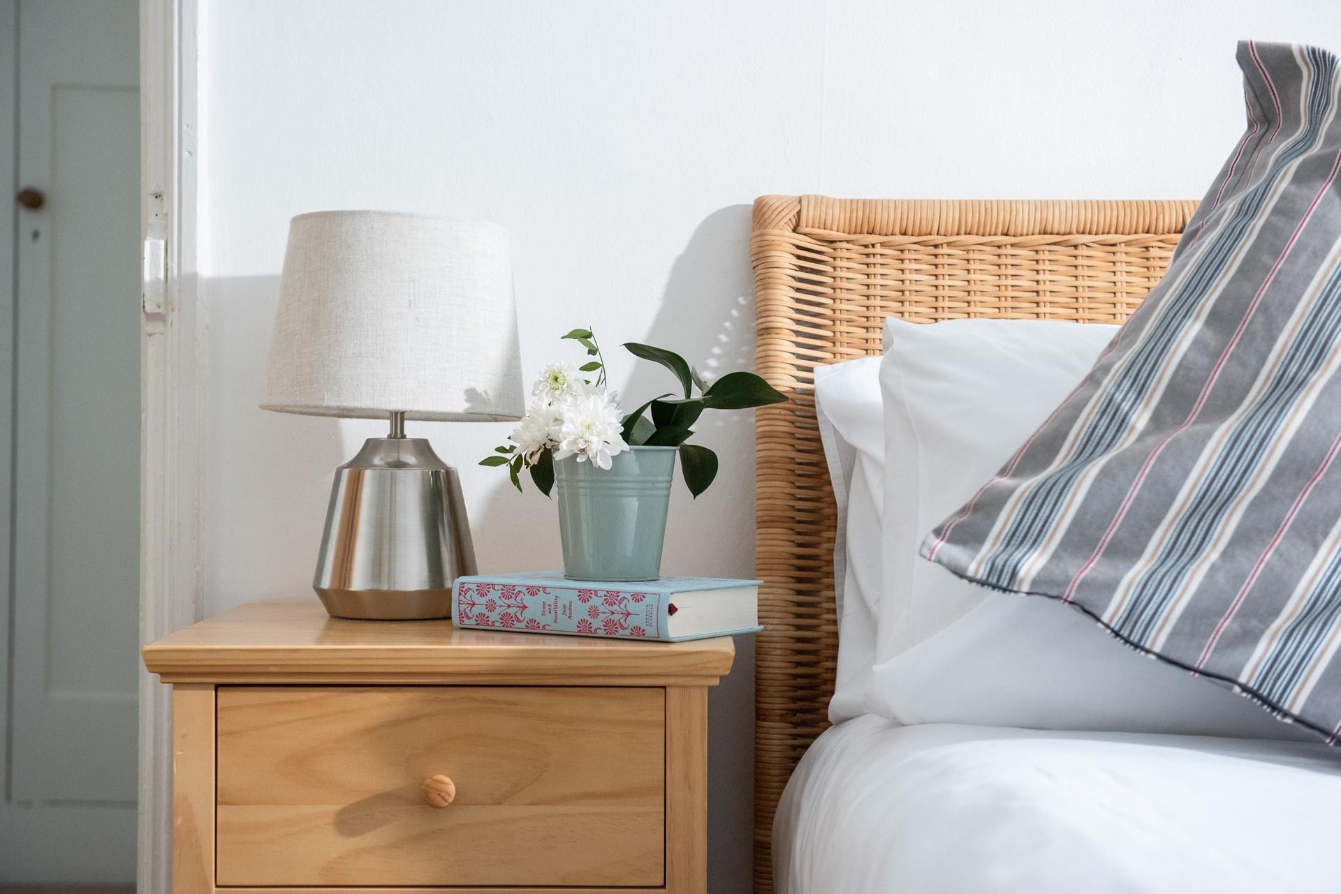 Enjoy a good book before drifting off to sleep after a busy day rambling the coast path.