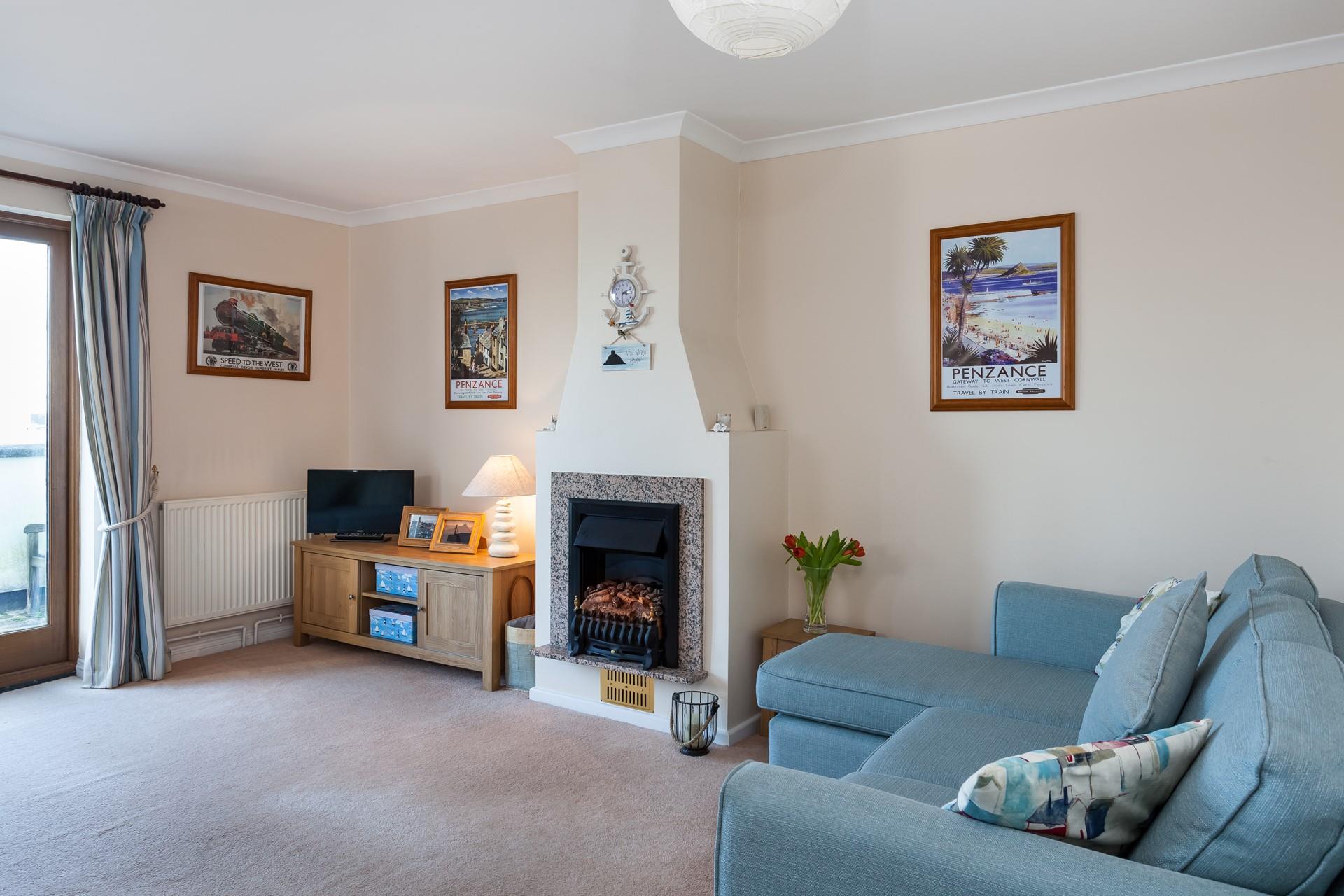 Snuggle up on the sofa in the evening after a day exploring Cornwall.