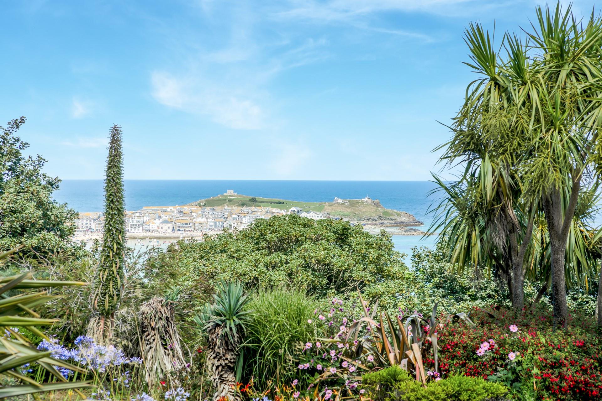 Take in the stunning sea views over St Ives.