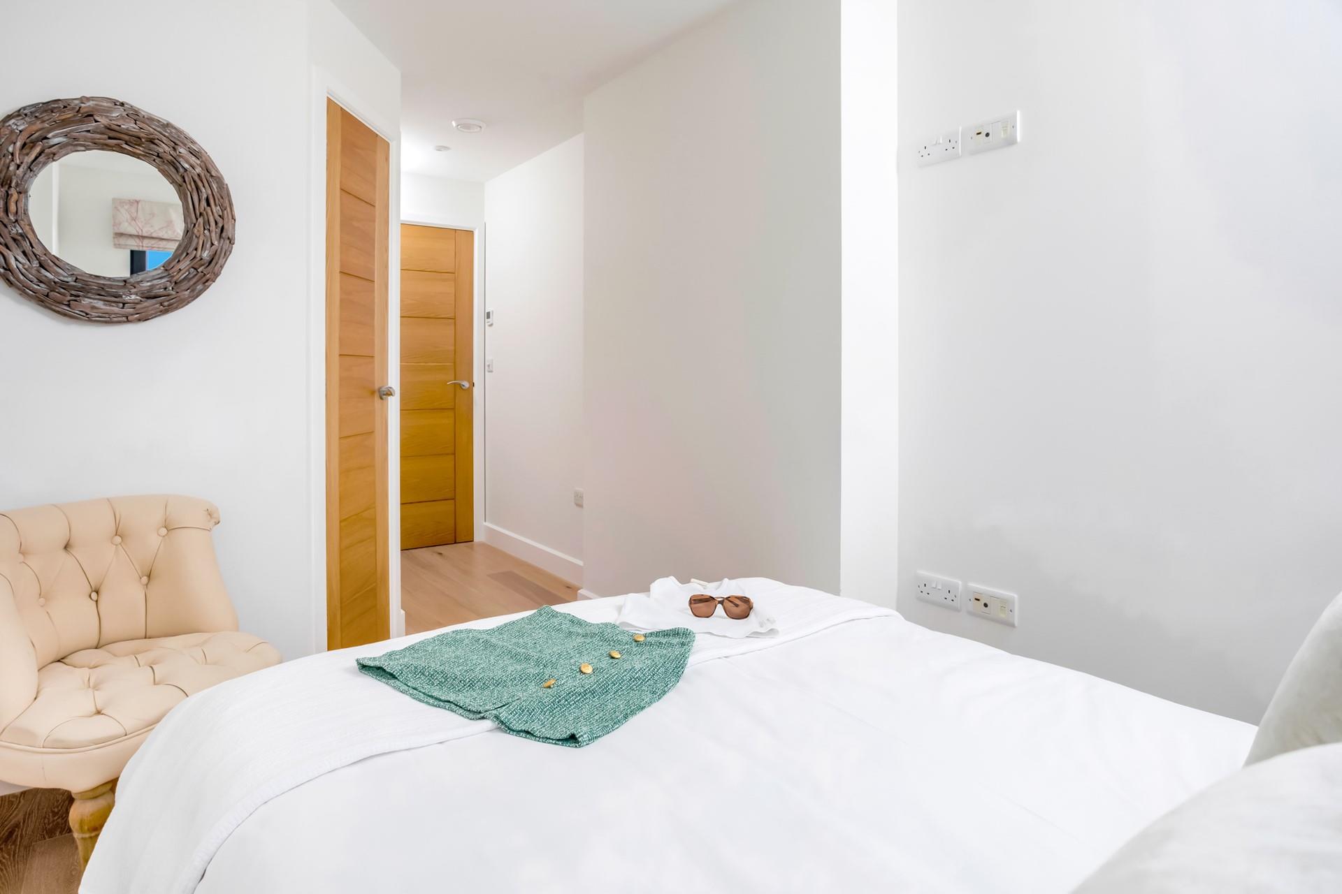 The cosy bedroom offers a blissful night's slumber.