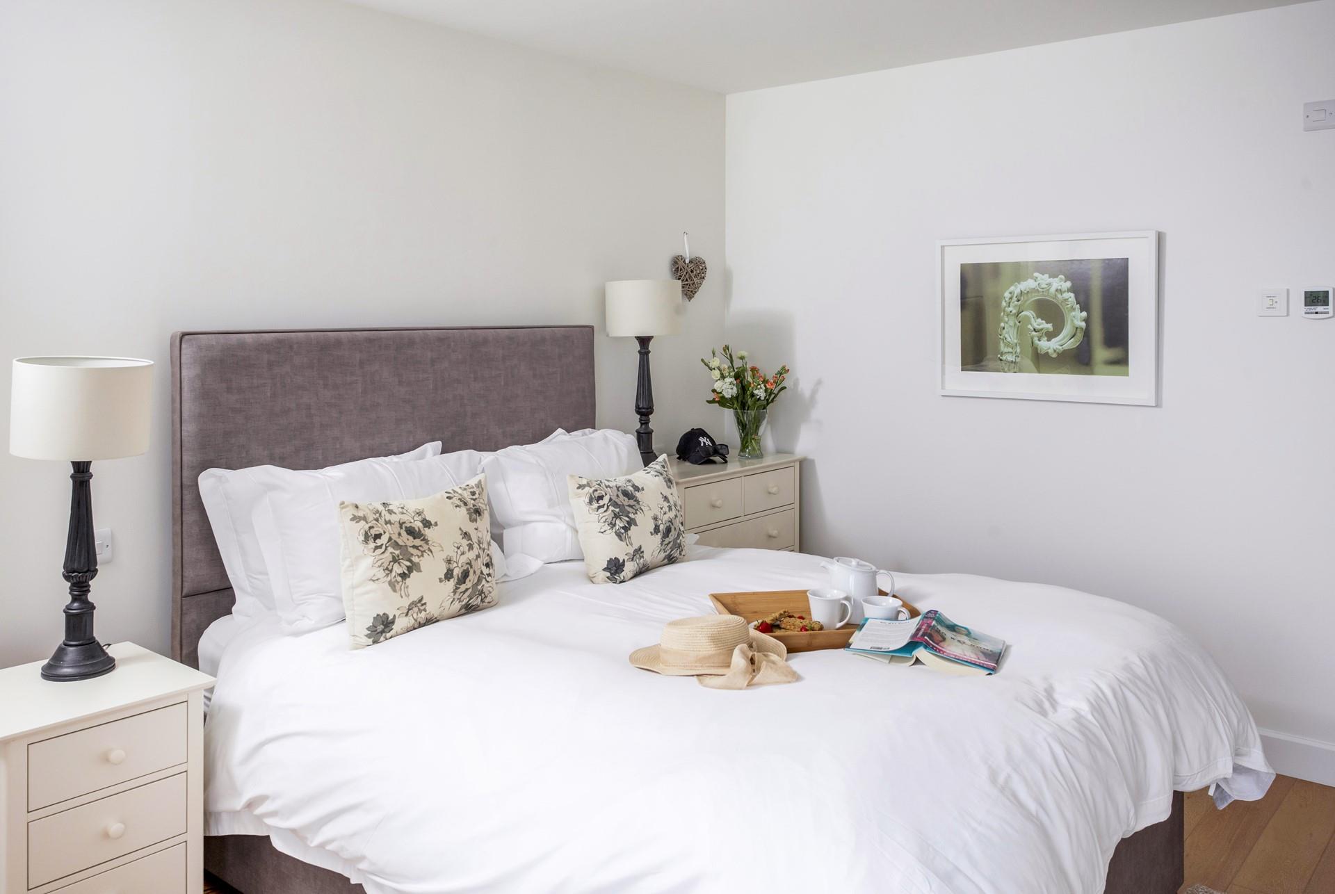 Start the day with breakfast in bed, you are on holiday after all!