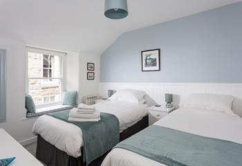 Twin beds in the 2nd bedroom make this perfect for a family holiday.