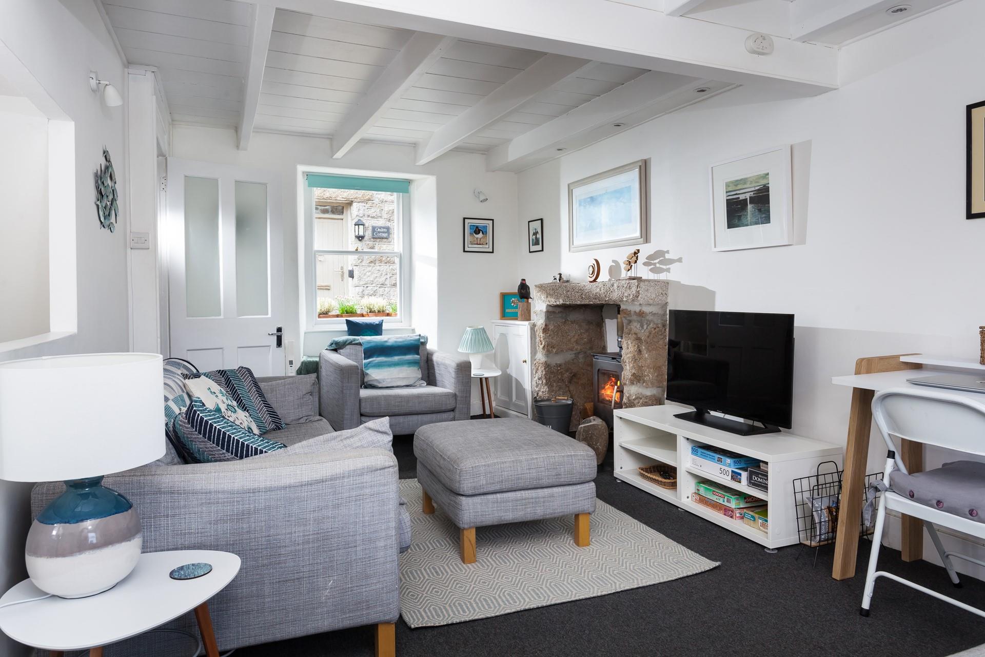 Beautiful furnishings in this modern sitting room.