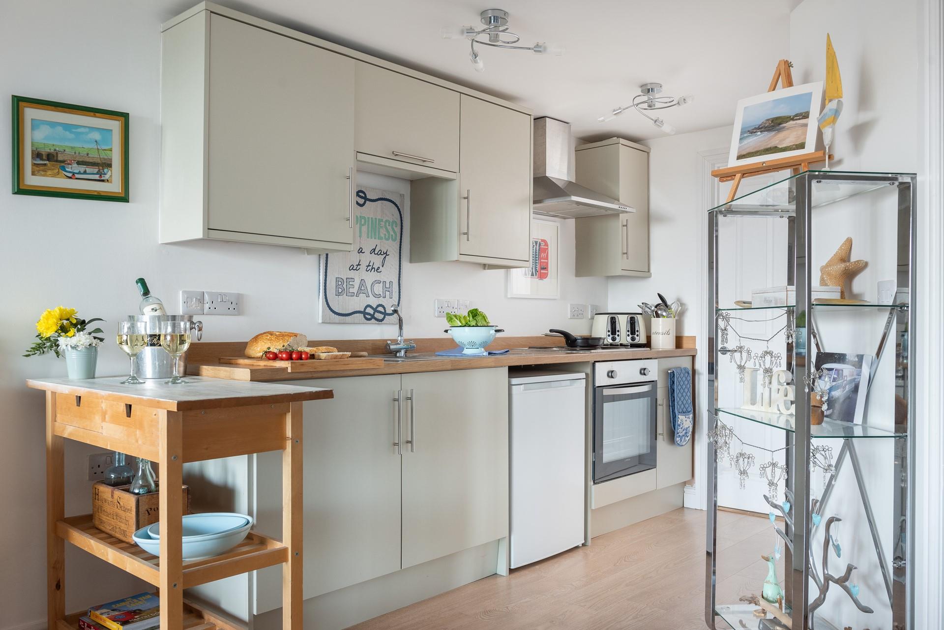 Porthmeor beach is just a two-minute stroll away, so why not pack yourselves a delicious picnic to enjoy on the sand? 