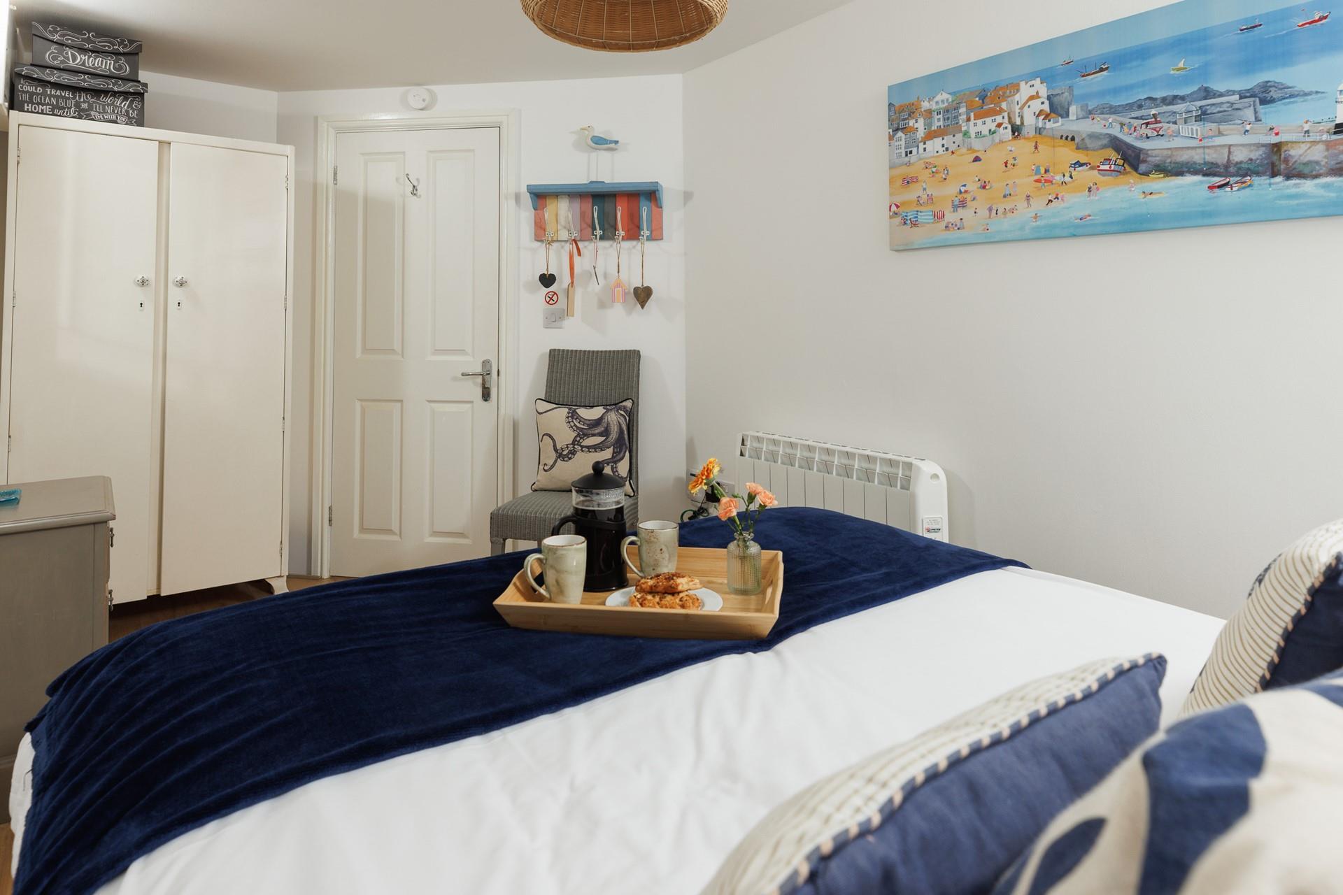Enjoy breakfast in bed whilst planning your day. 