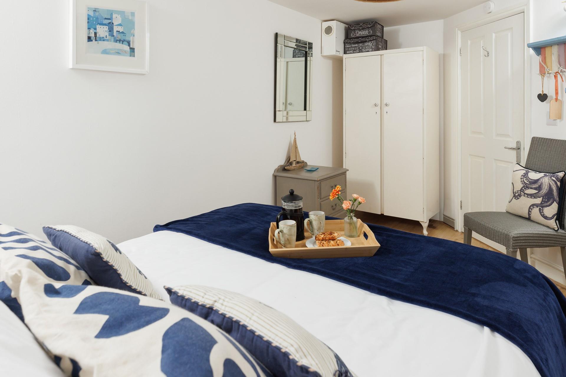 With ample storage you can pack away your stress and unwind in the comfortable bed.