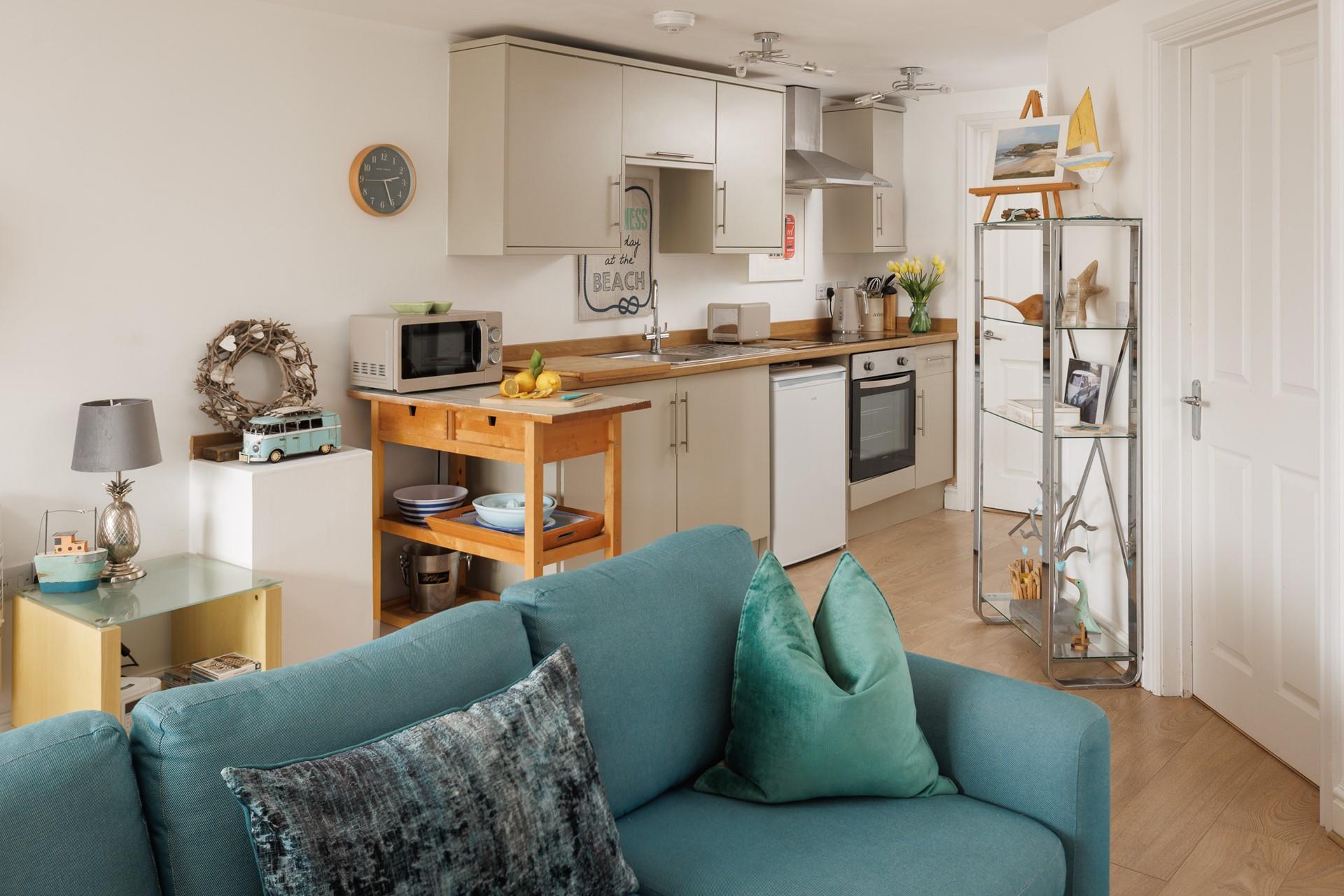 Porthmeor beach is just a two-minute stroll away, so why not pack yourselves a delicious picnic to enjoy on the sand? 