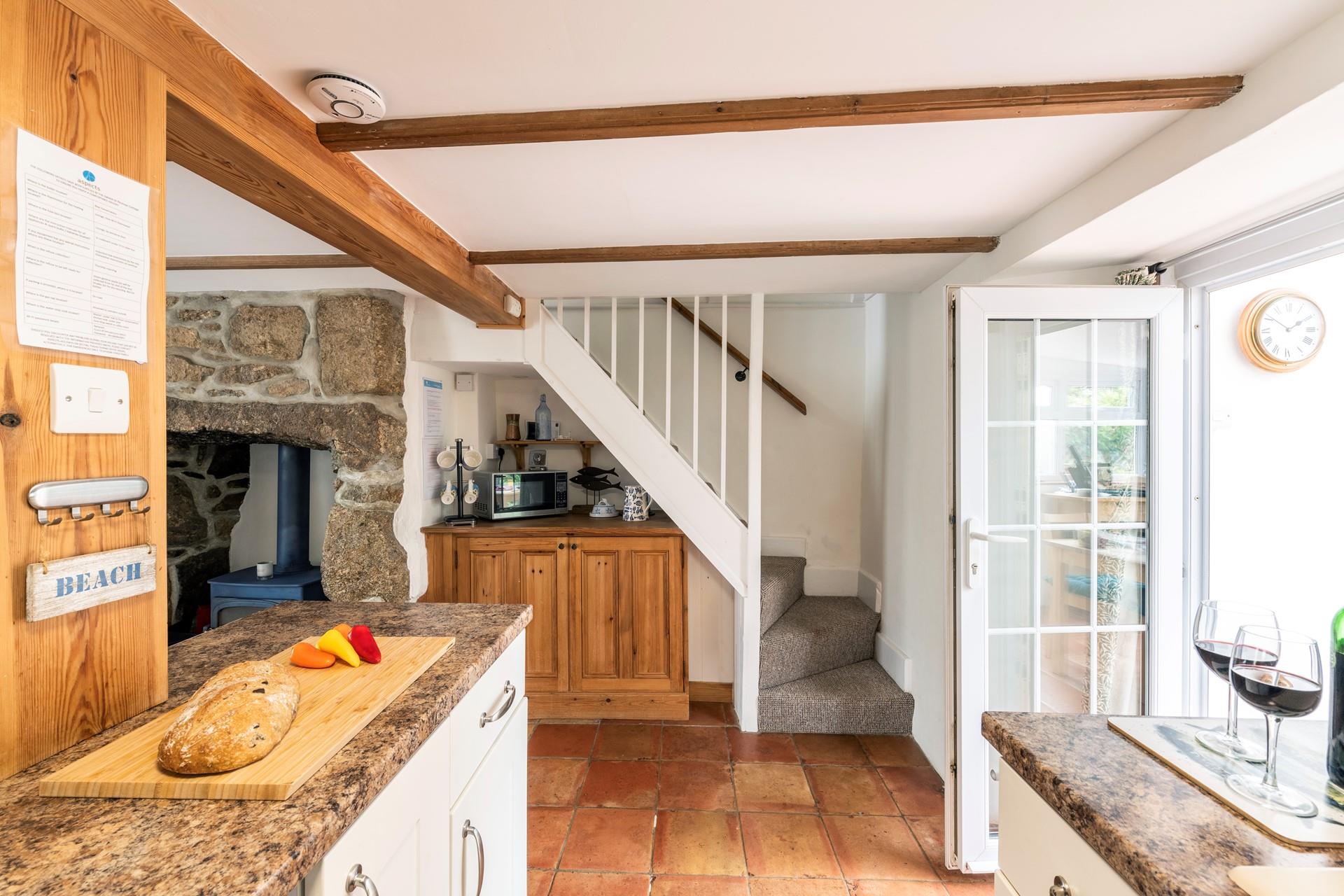 Enjoy freshly baked bread in the morning from the bakery.