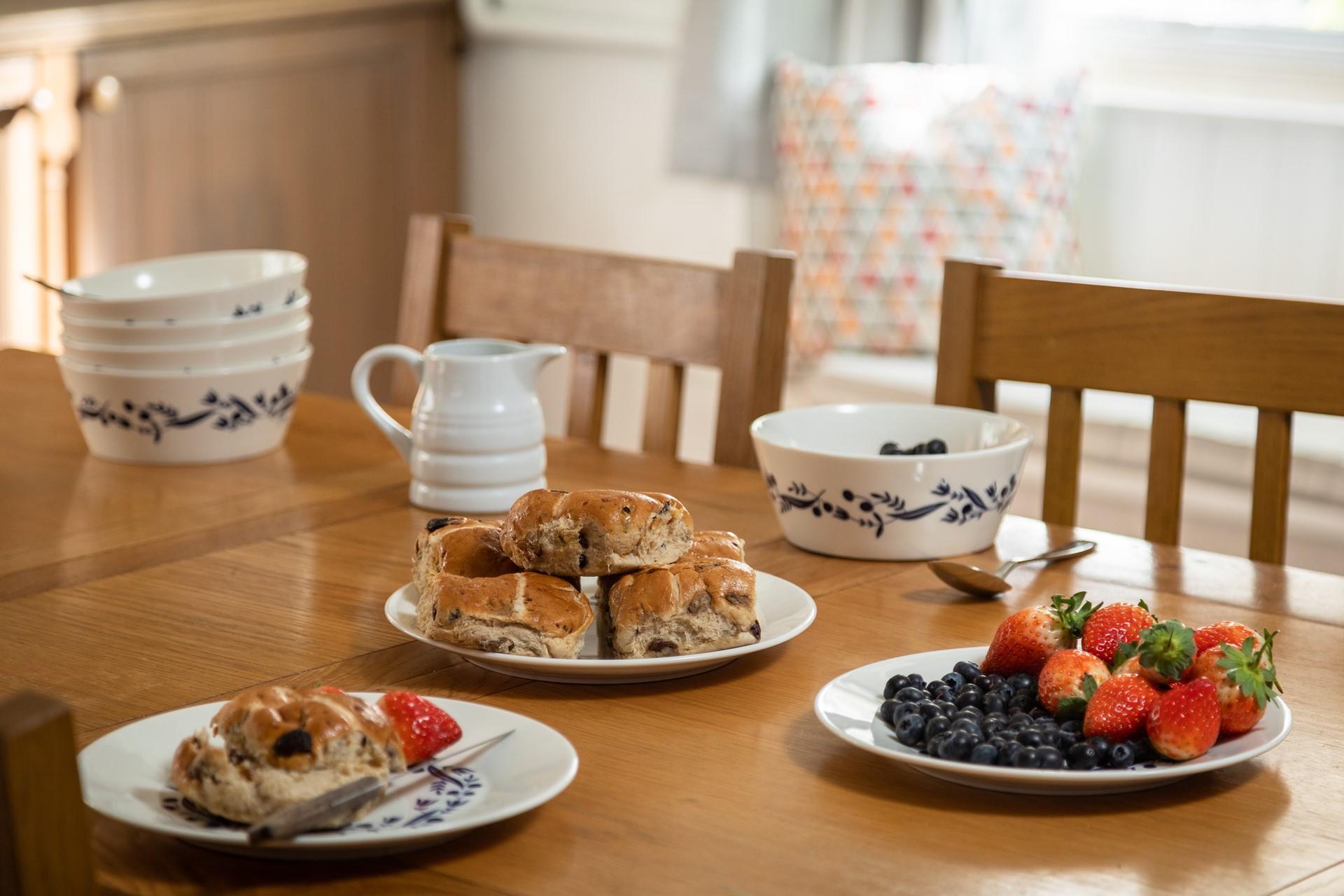 Why not pop down to a local deli or bakery and treat yourself to some fresh produce?