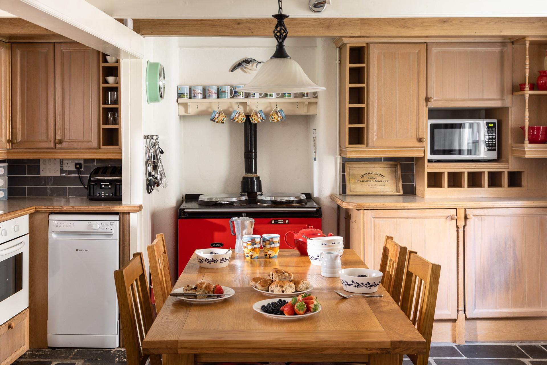 Discuss your day's plans over sweet treats before heading out to explore St Ives.