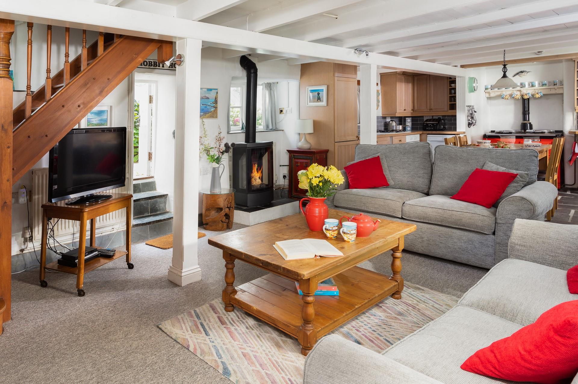 Classic furniture and a mixture of warm colours and textures have created a lovely, welcoming space.