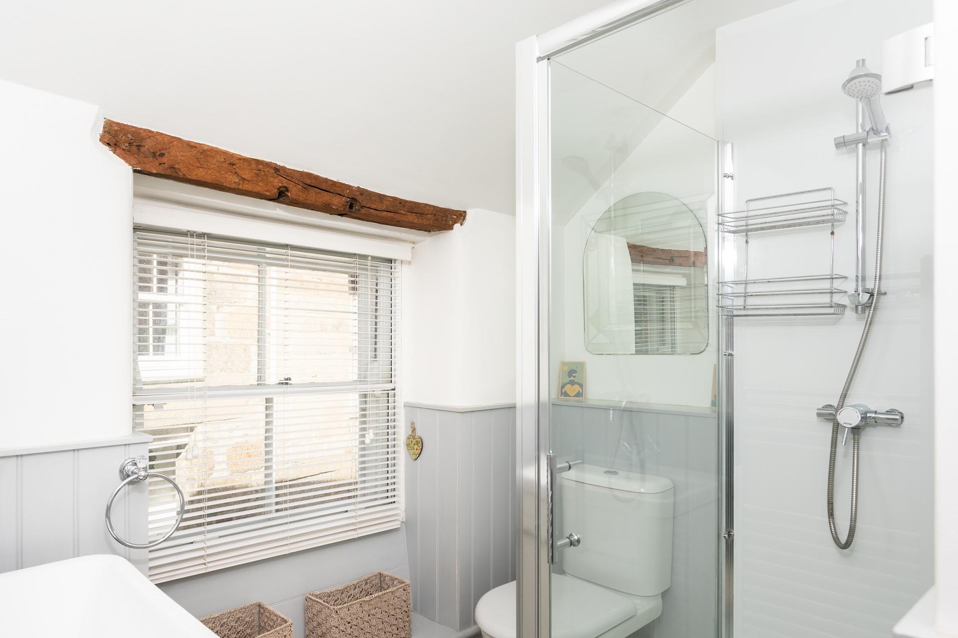 Start your day with a refreshing shower to wake you up.