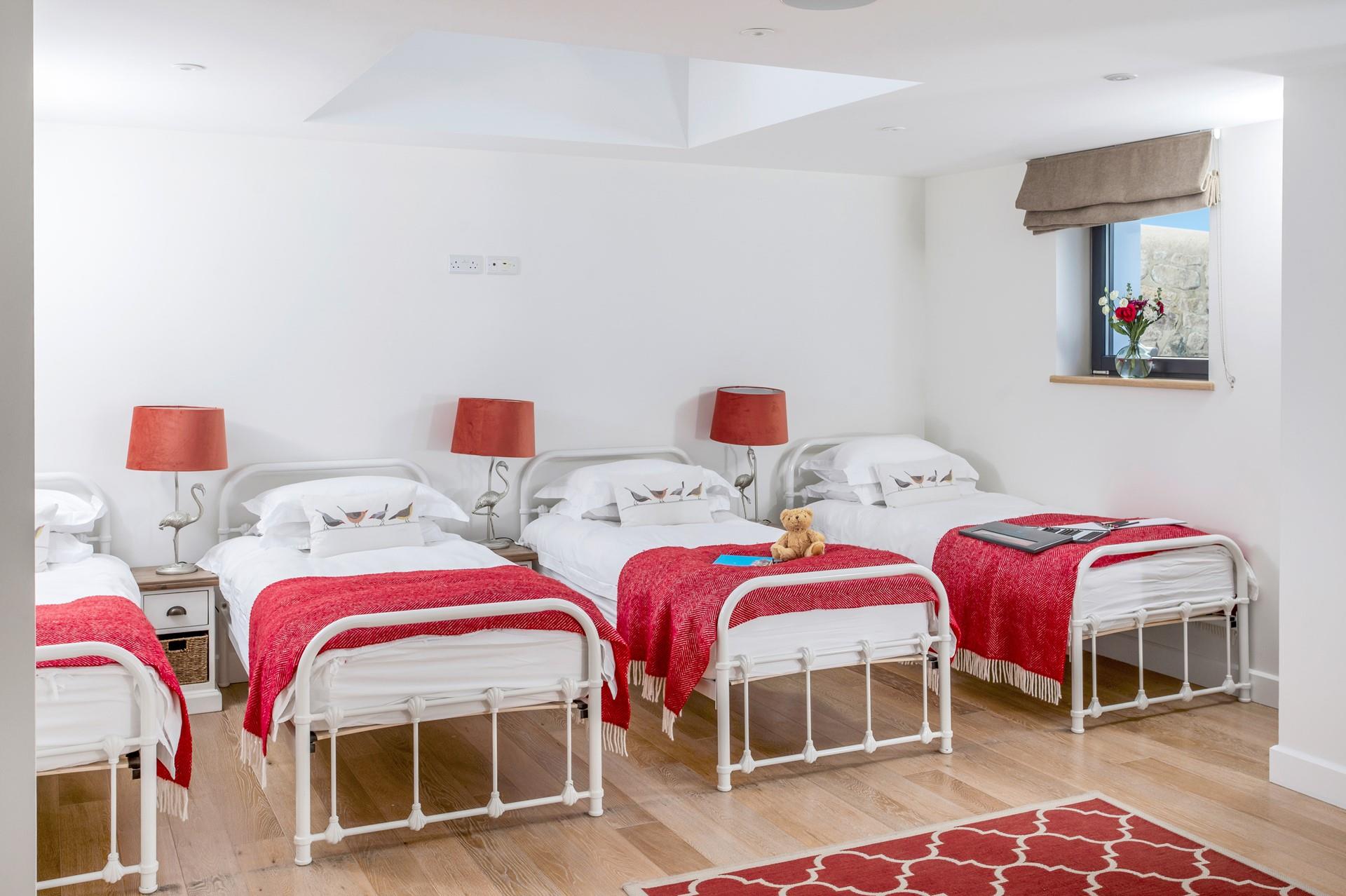 Bedroom 2 is the perfect hideout for the kids.