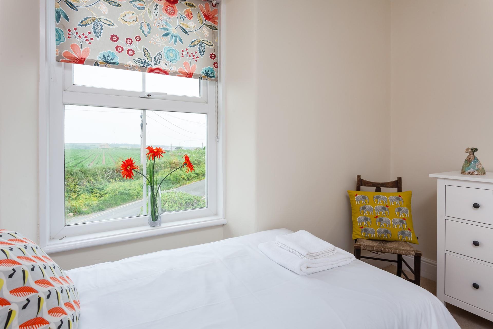 The comfy twin beds are perfect for young adults and children.