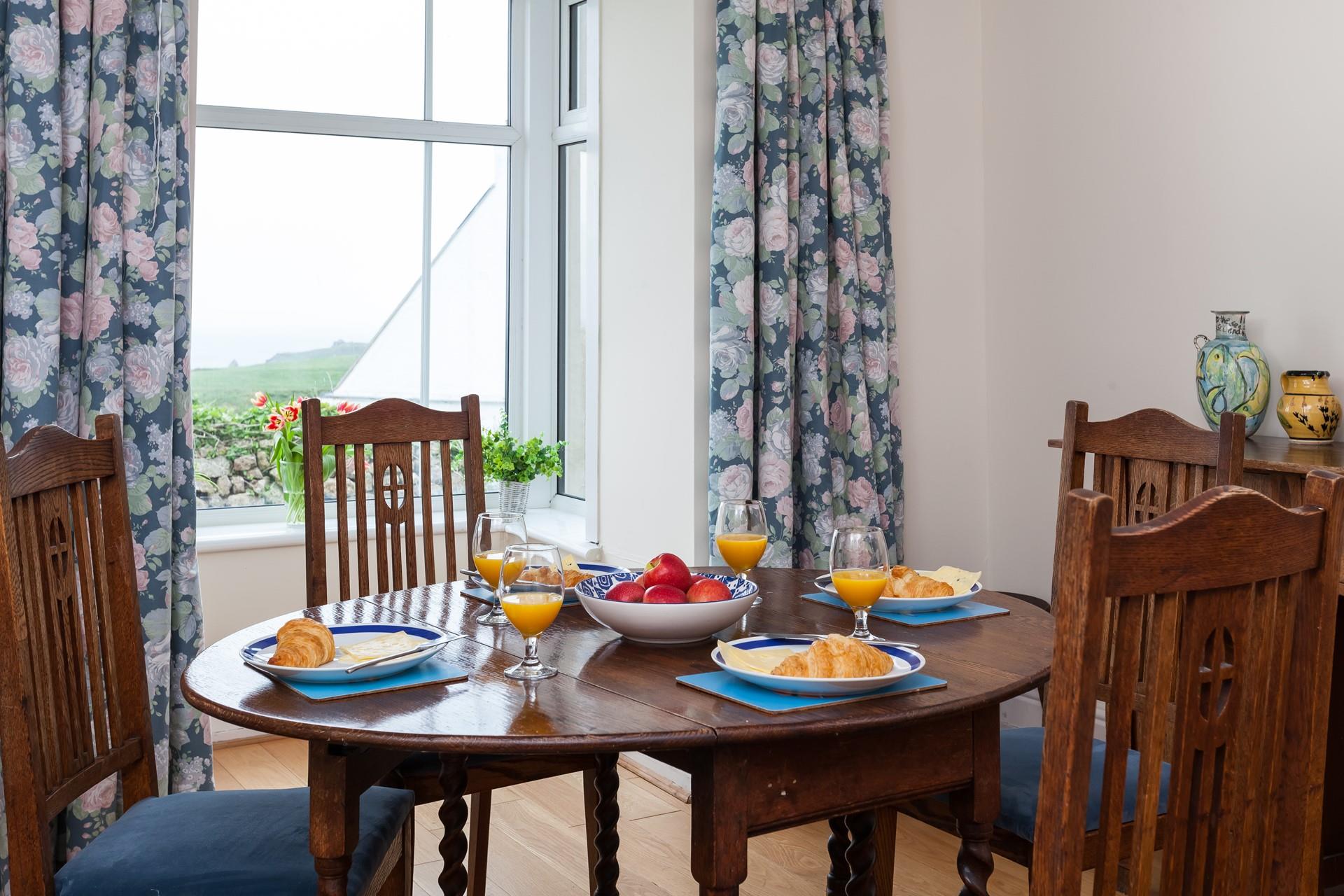 Tuck into warm buttery pastries in the morning.