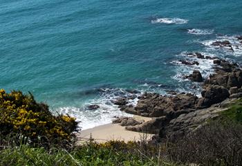 Coves to explore and the coast path right on your doorstep.