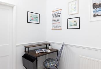You'll find Cornish artwork dotted throughout the property.