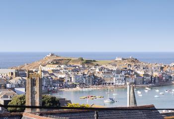 You'll never tire of the postcard views over St Ives. 