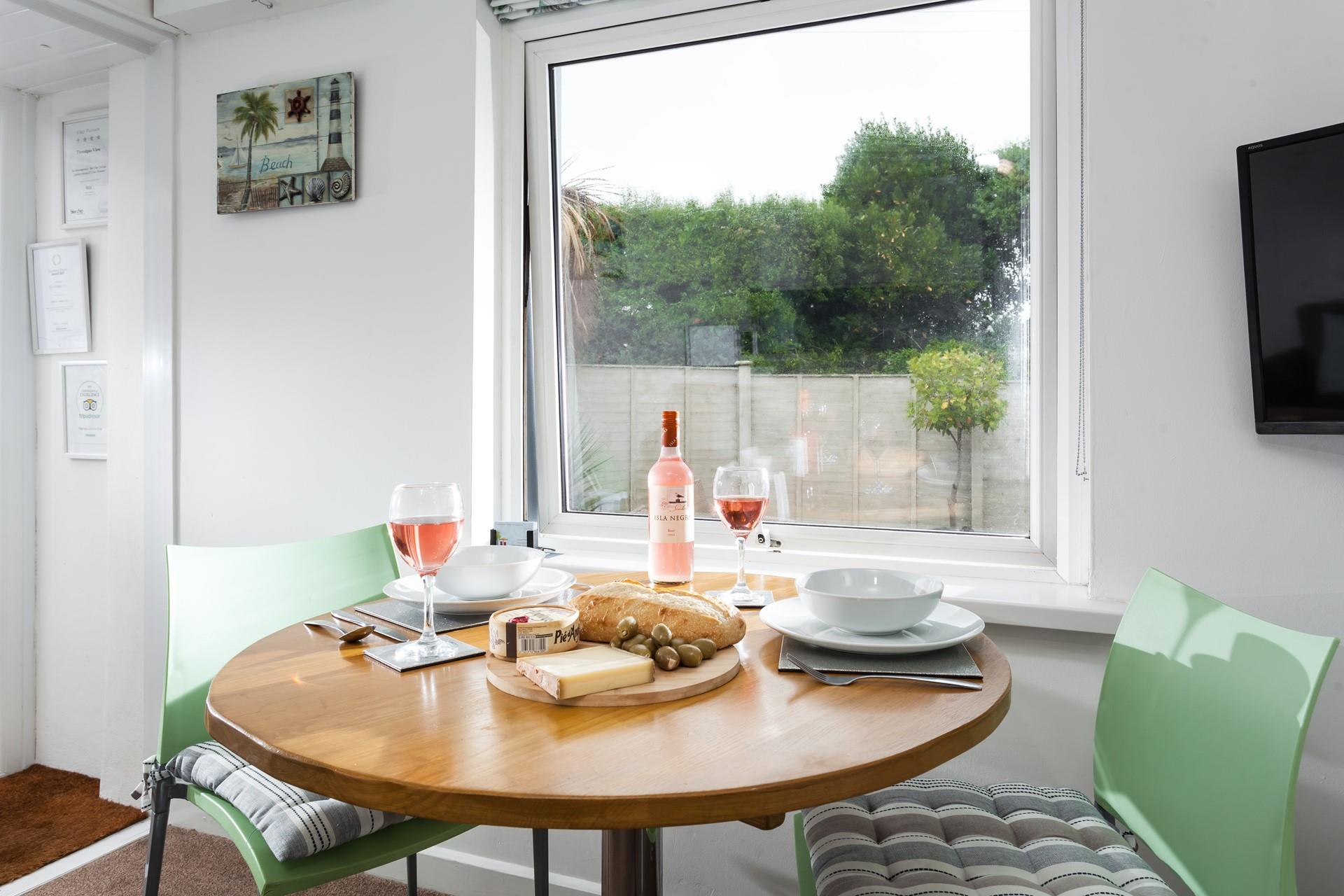 Open a bottle of wine to sip in the evening.