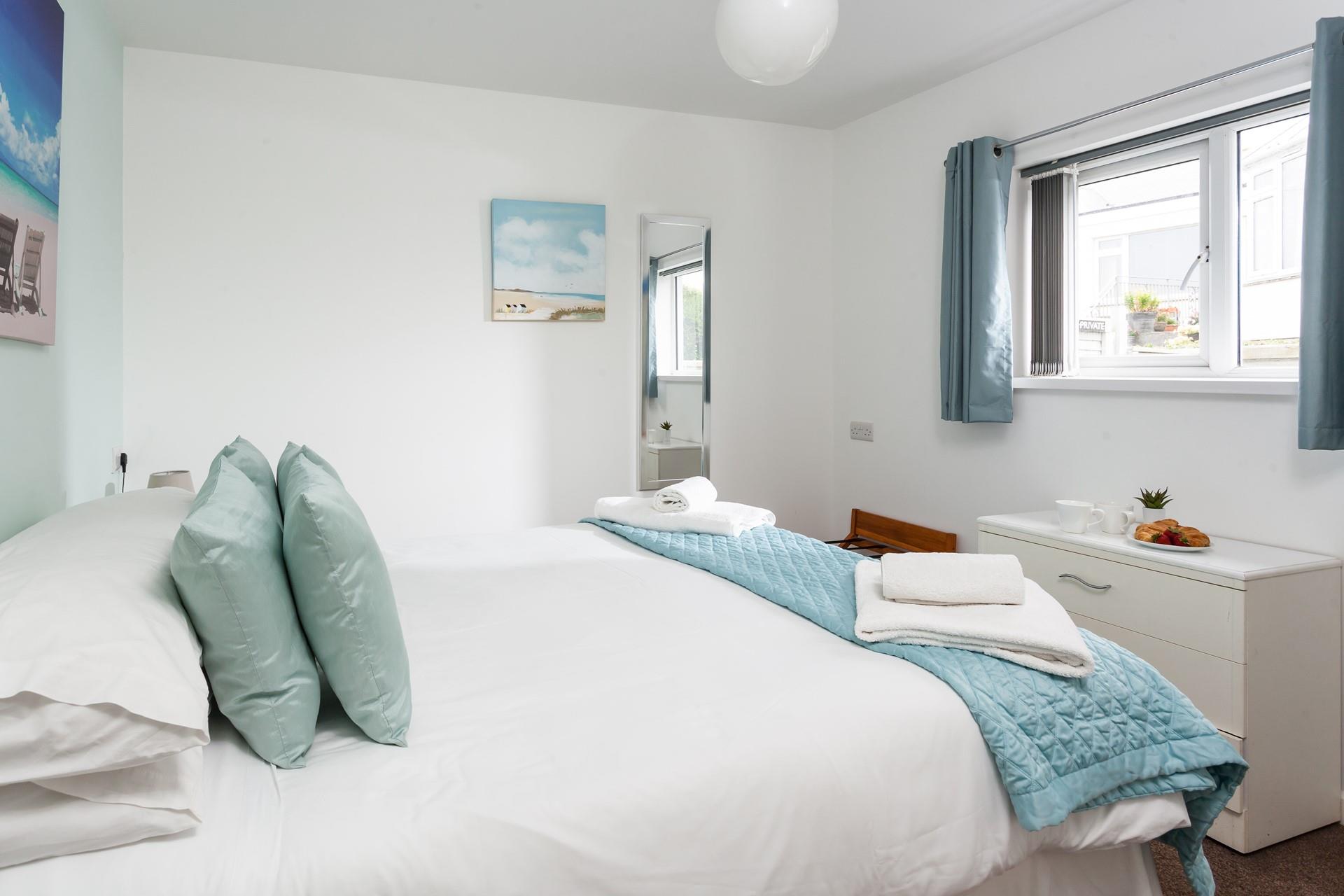 Soft sheets and fluffy towels await you.