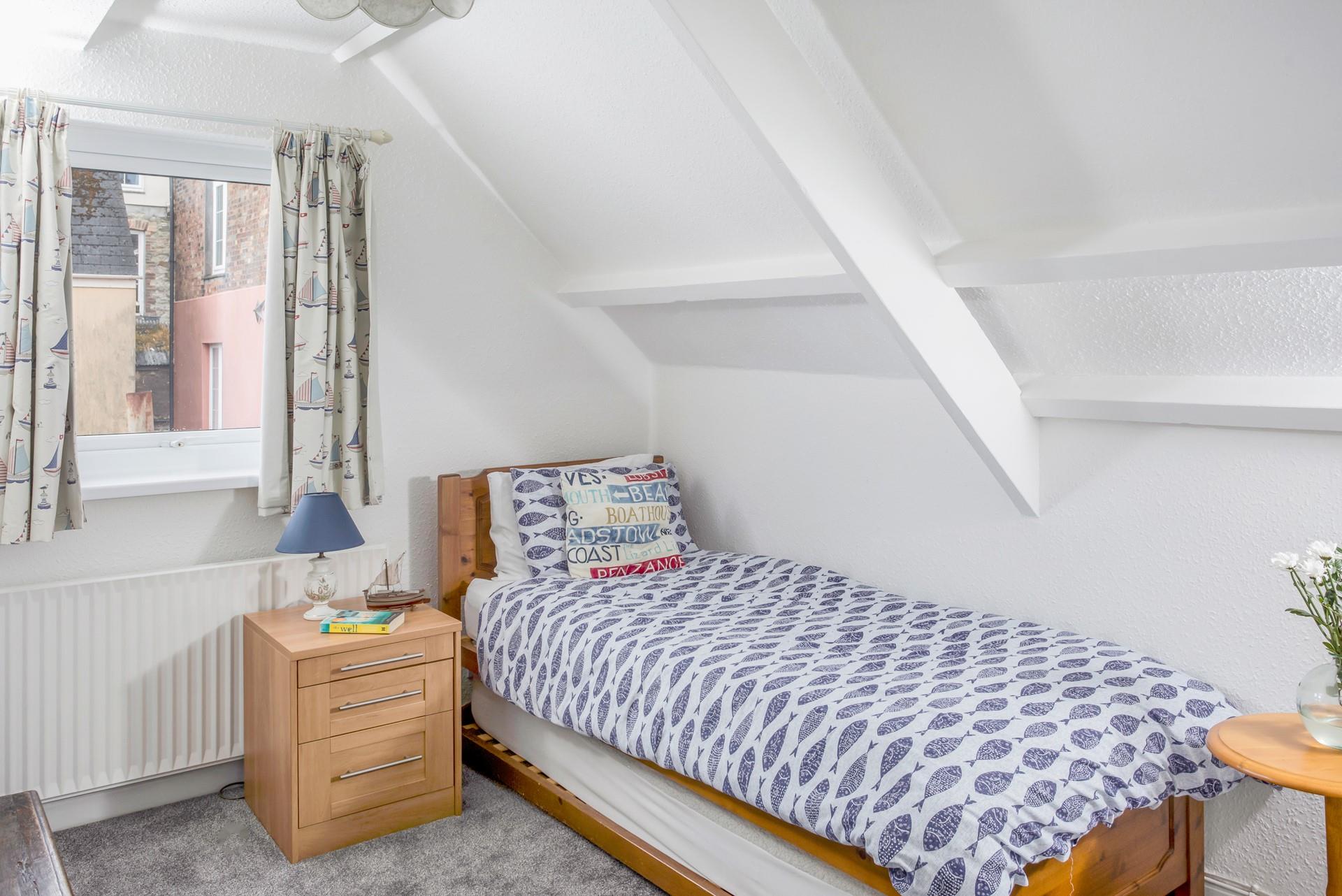 The sweet single room is perfect for children!