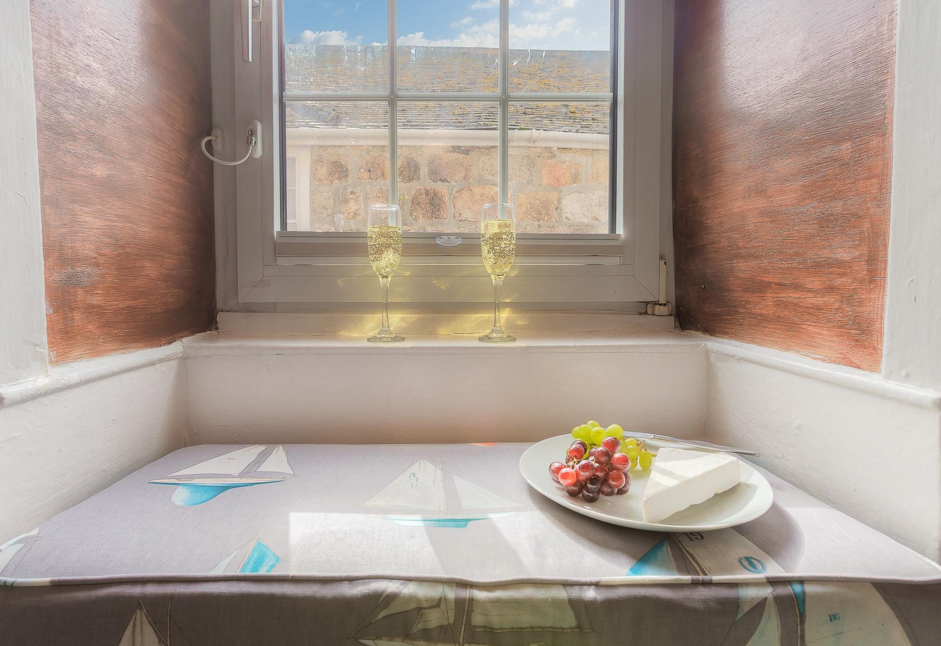 The window seat overlooks the quirky streets of The Digey.