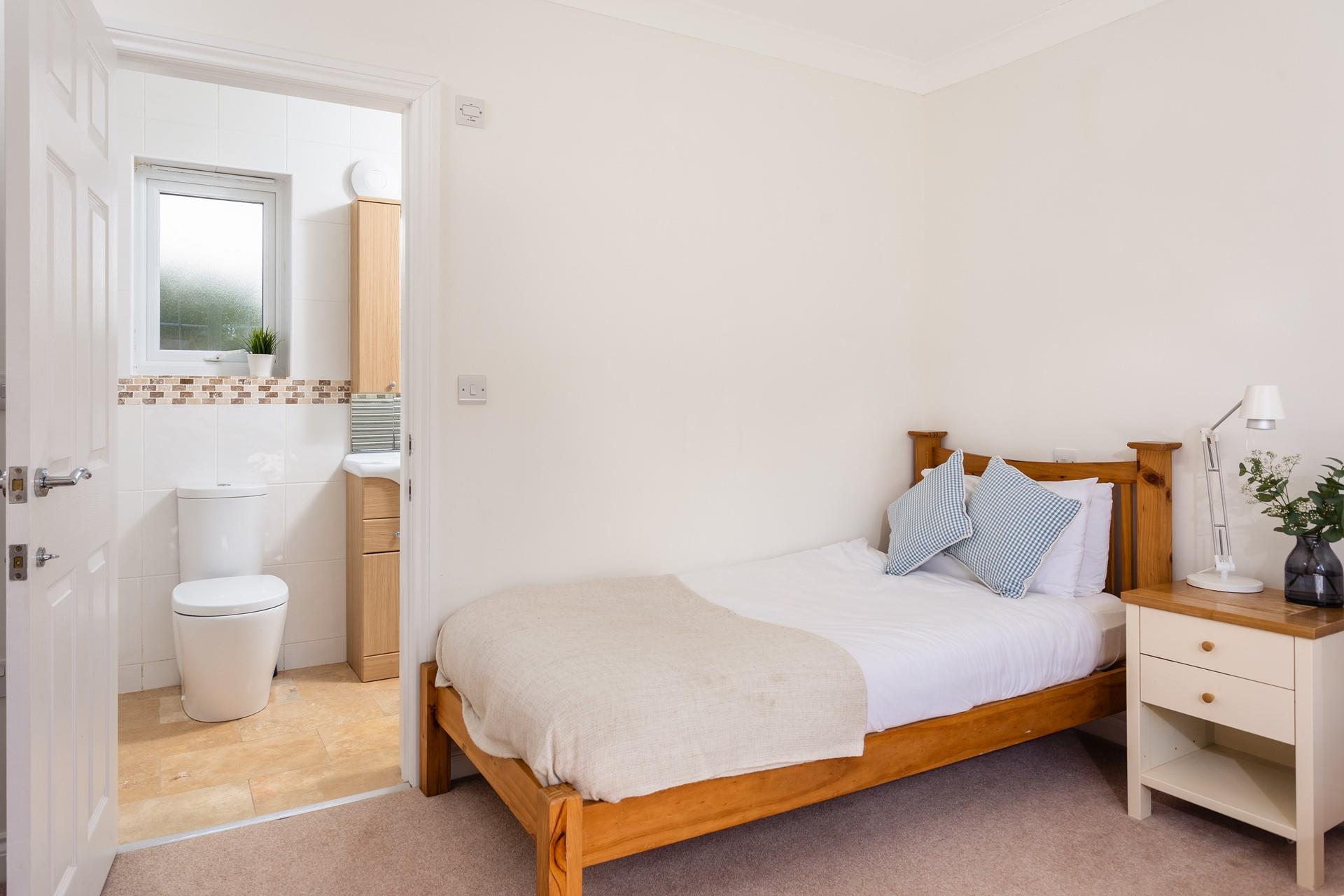 The twin room also benefits from an ensuite shower room. 