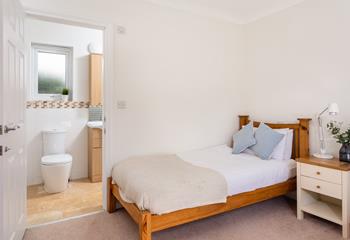 The twin room also benefits from an ensuite shower room. 