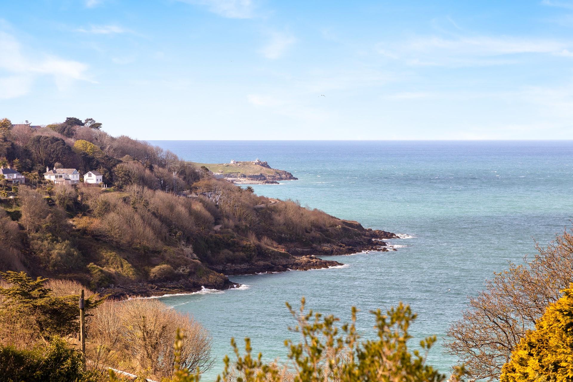 Lauriston's elevated position above the bay provides breathtaking views. 