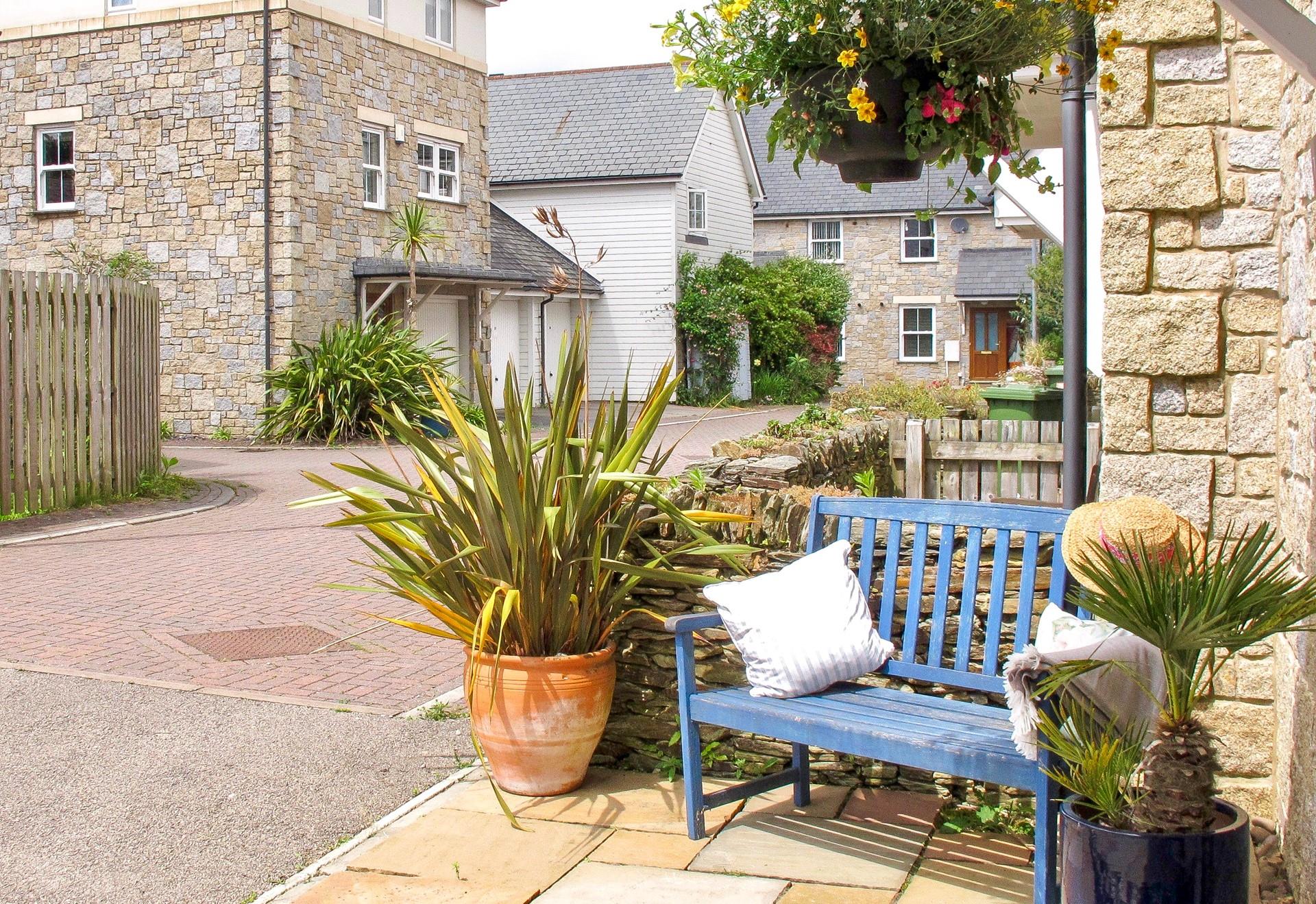 Sit and enjoy your morning coffee outside watching the world go by.