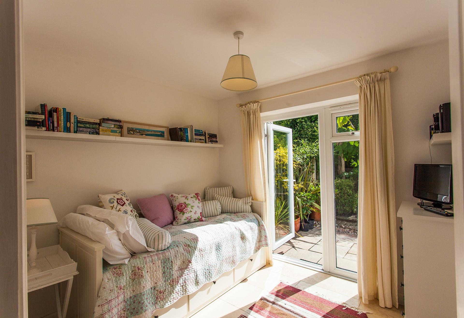 Wake up and wander out to the garden to see what the weather is doing.