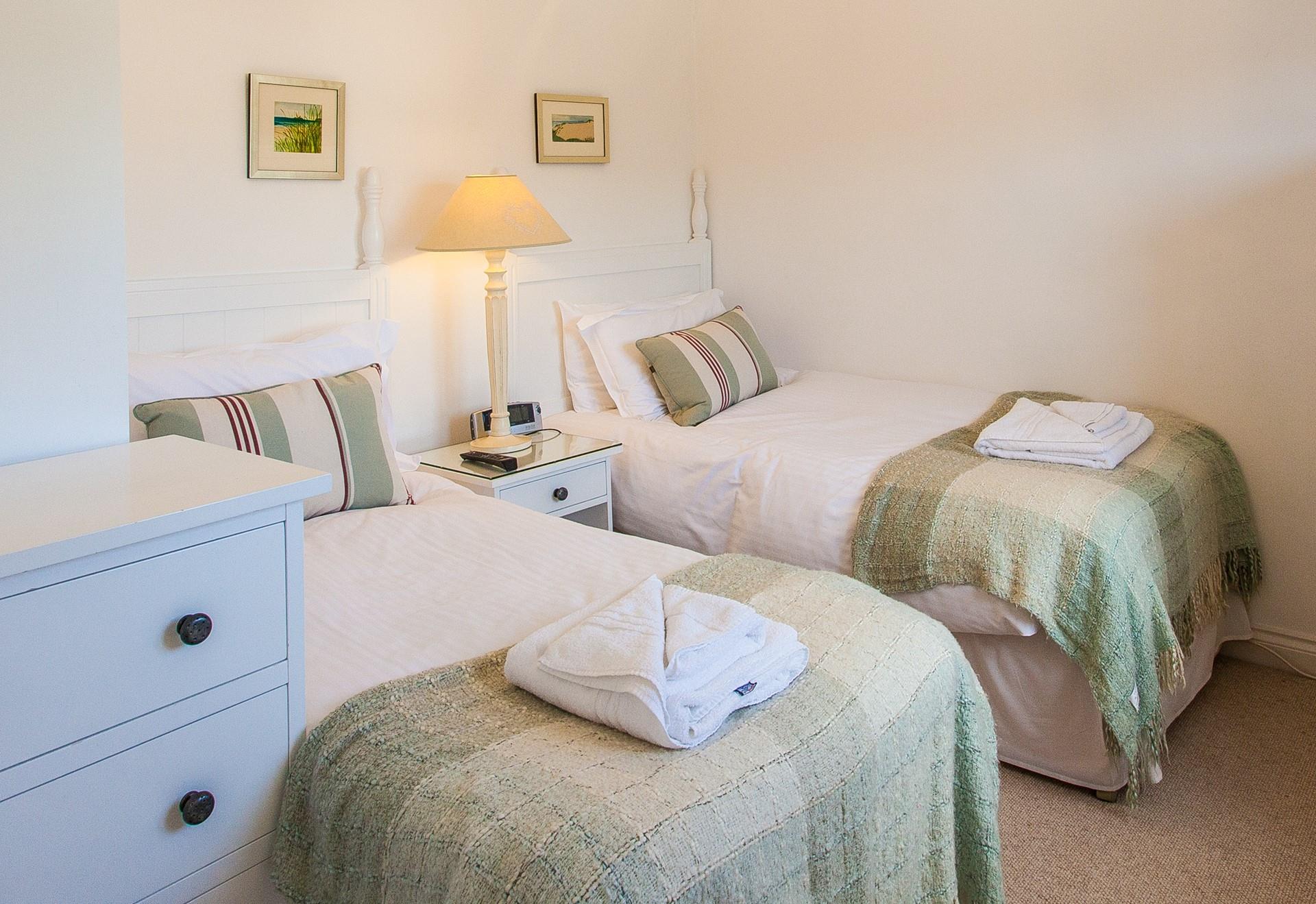 The twin room is perfect for kids to adults to rest their heads at night.