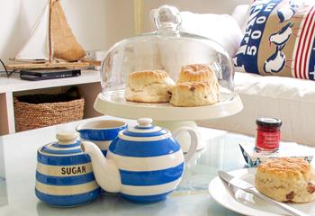 You can't come to Cornwall without enjoying a Cornish cream tea!