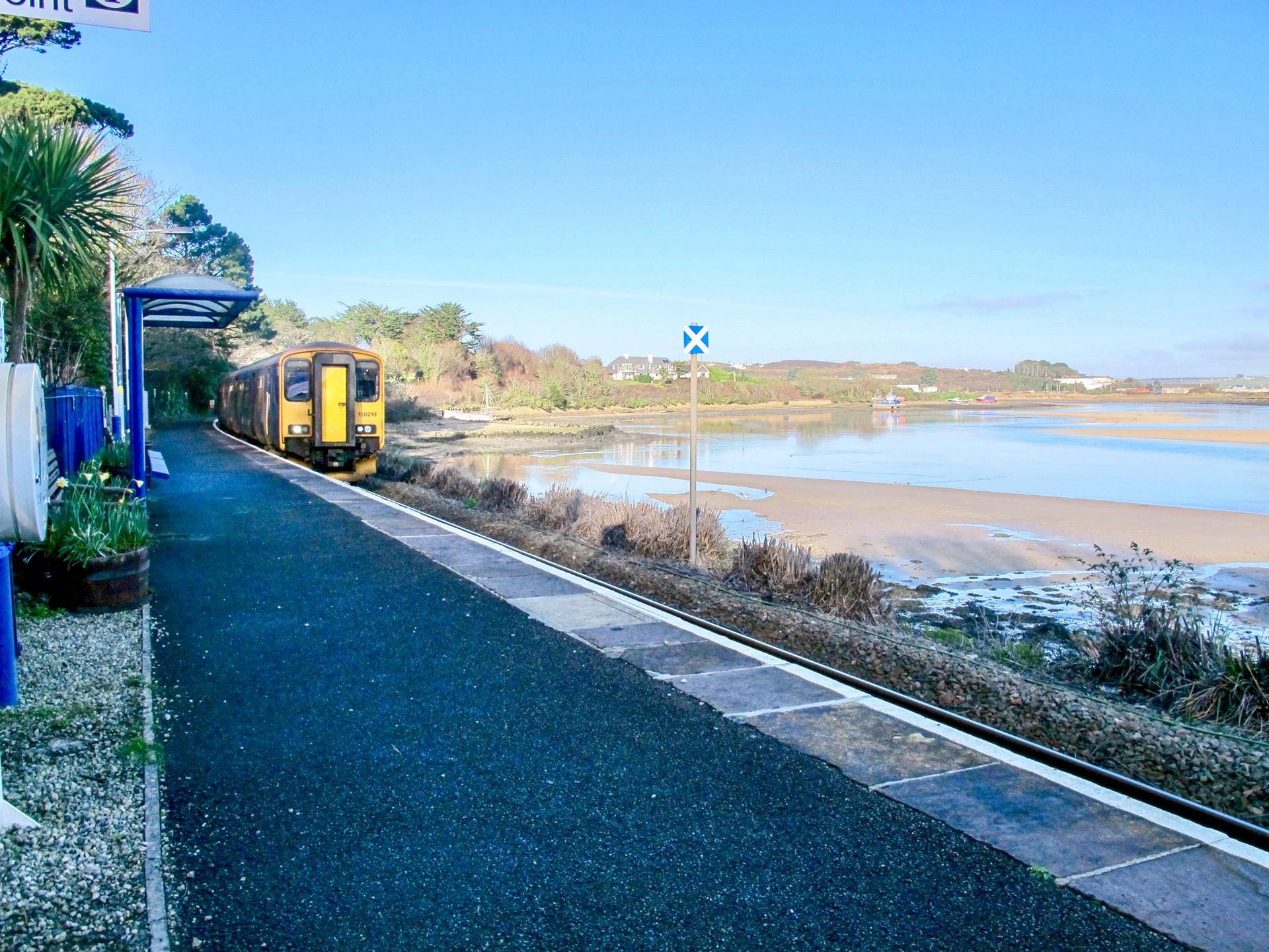 Take a scenic trip on the train into St Ives.