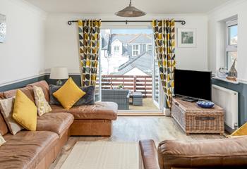 Sit and relax in your cosy sitting room after a day of exploring Cornwall.