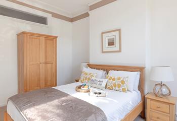 Open the curtains each morning and enjoy the views.