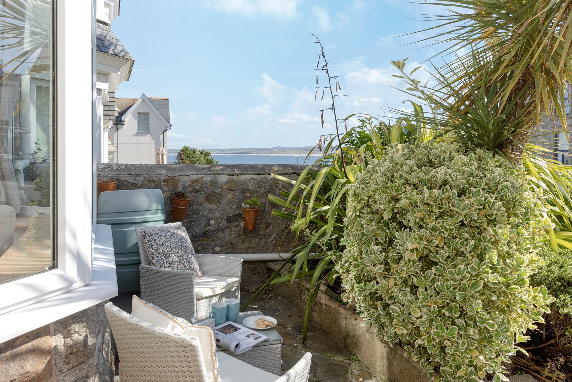 Sip a cuppa in the morning and enjoy the view.