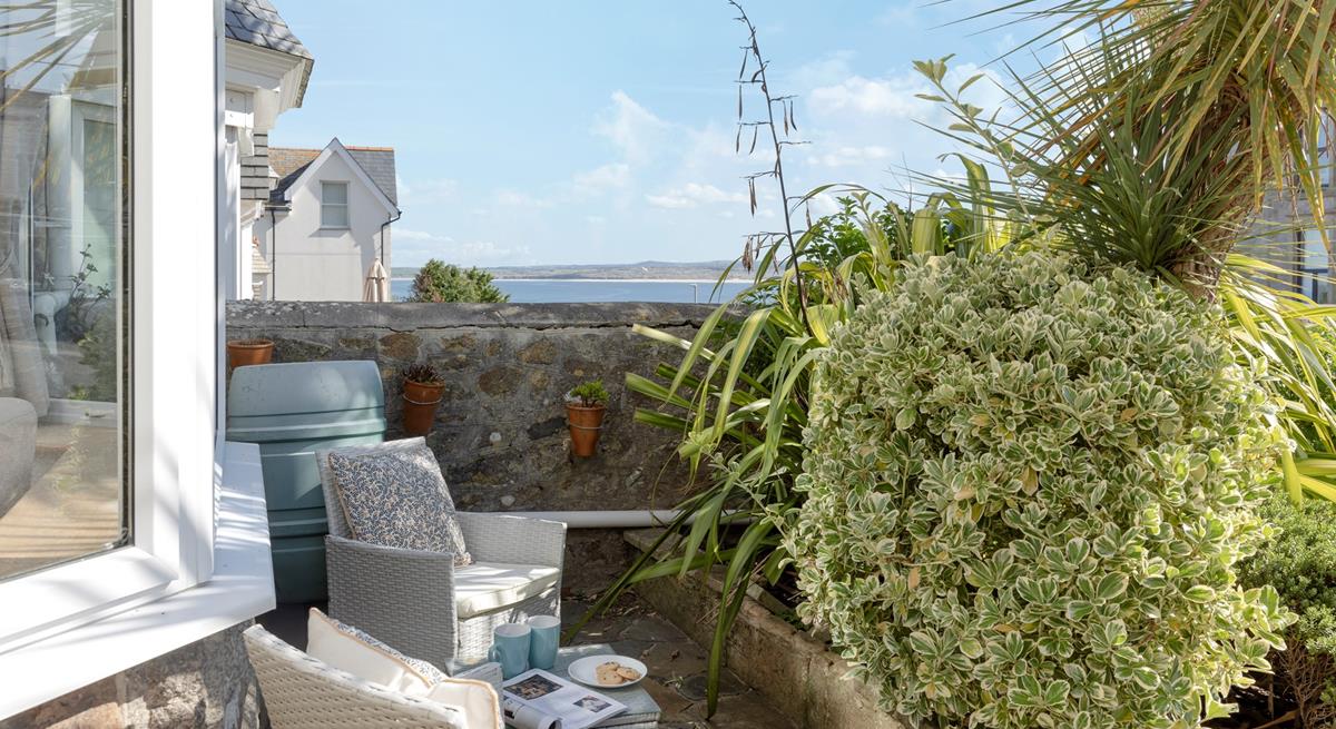 Sip a cuppa in the morning and enjoy the view.